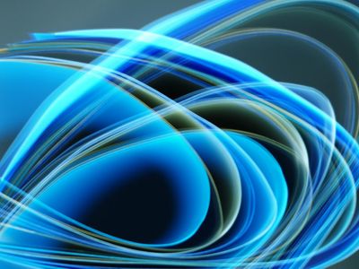 Abstract image of light trails creating a sense of fluid motion.